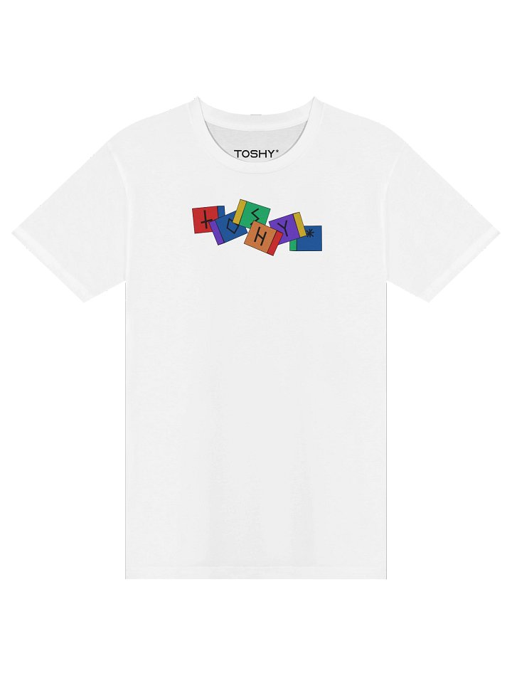 TOSHY* BLOCKS SHIRT (WHITE) product image (1)