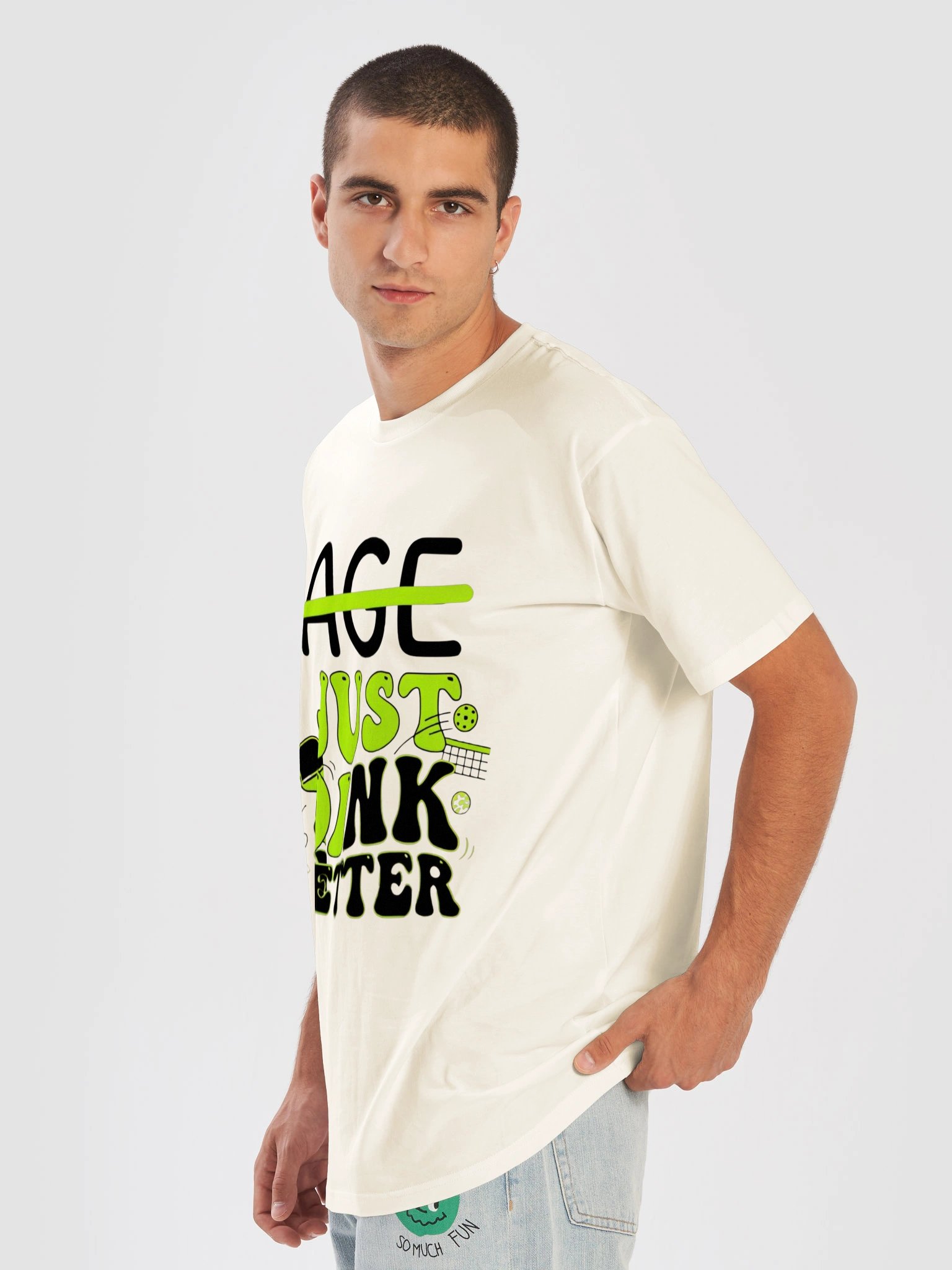 Age Just Dink Better Pickleball T-Shirt product image (6)