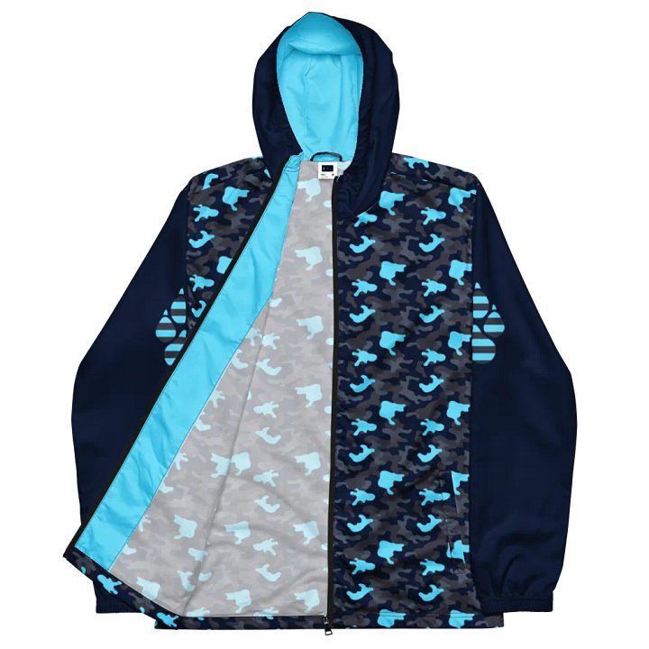 Paw Print Camo Windbreaker product image (1)