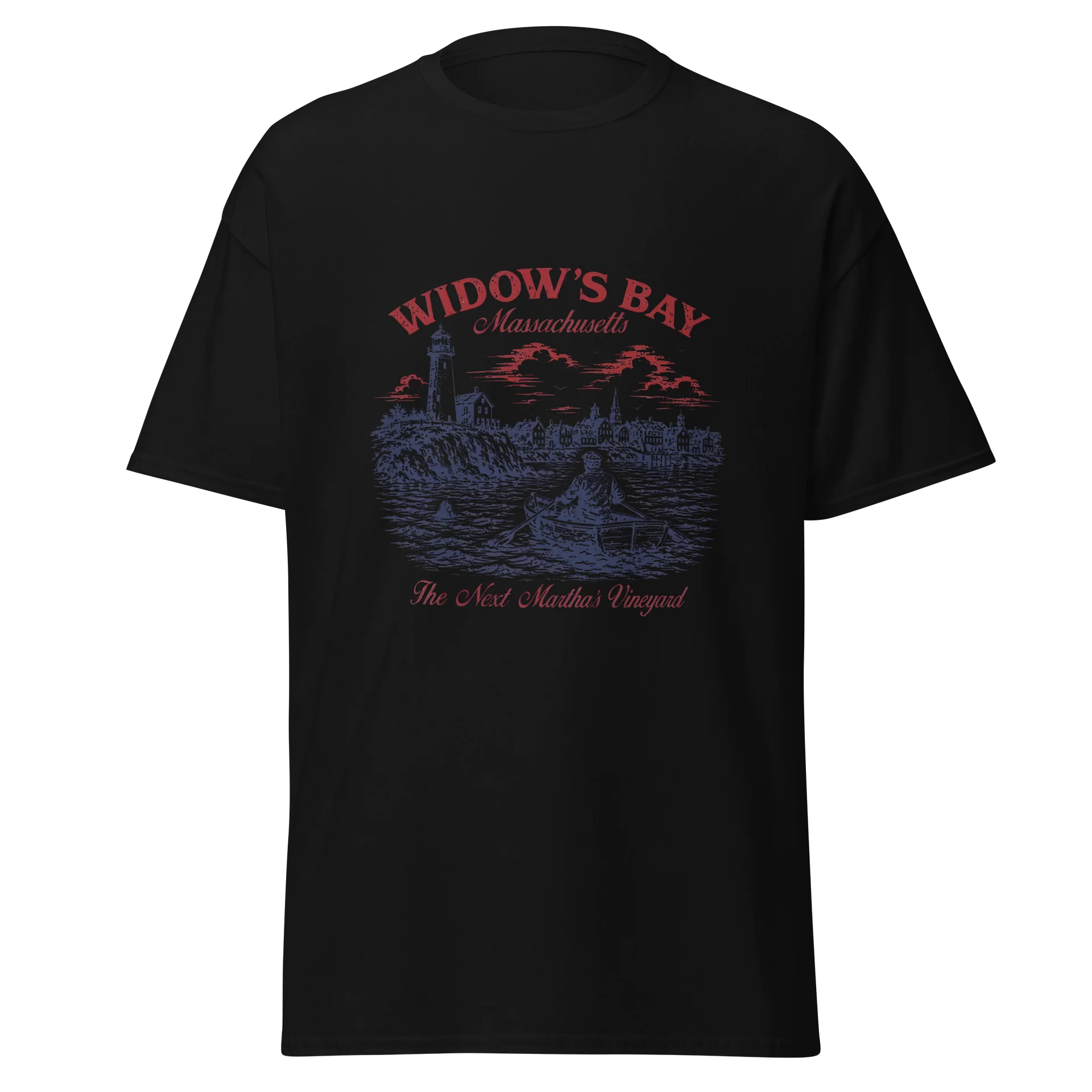 Widow’s Bay Massachusetts Shirt – Vintage Coastal Graphic Tee product image (2)