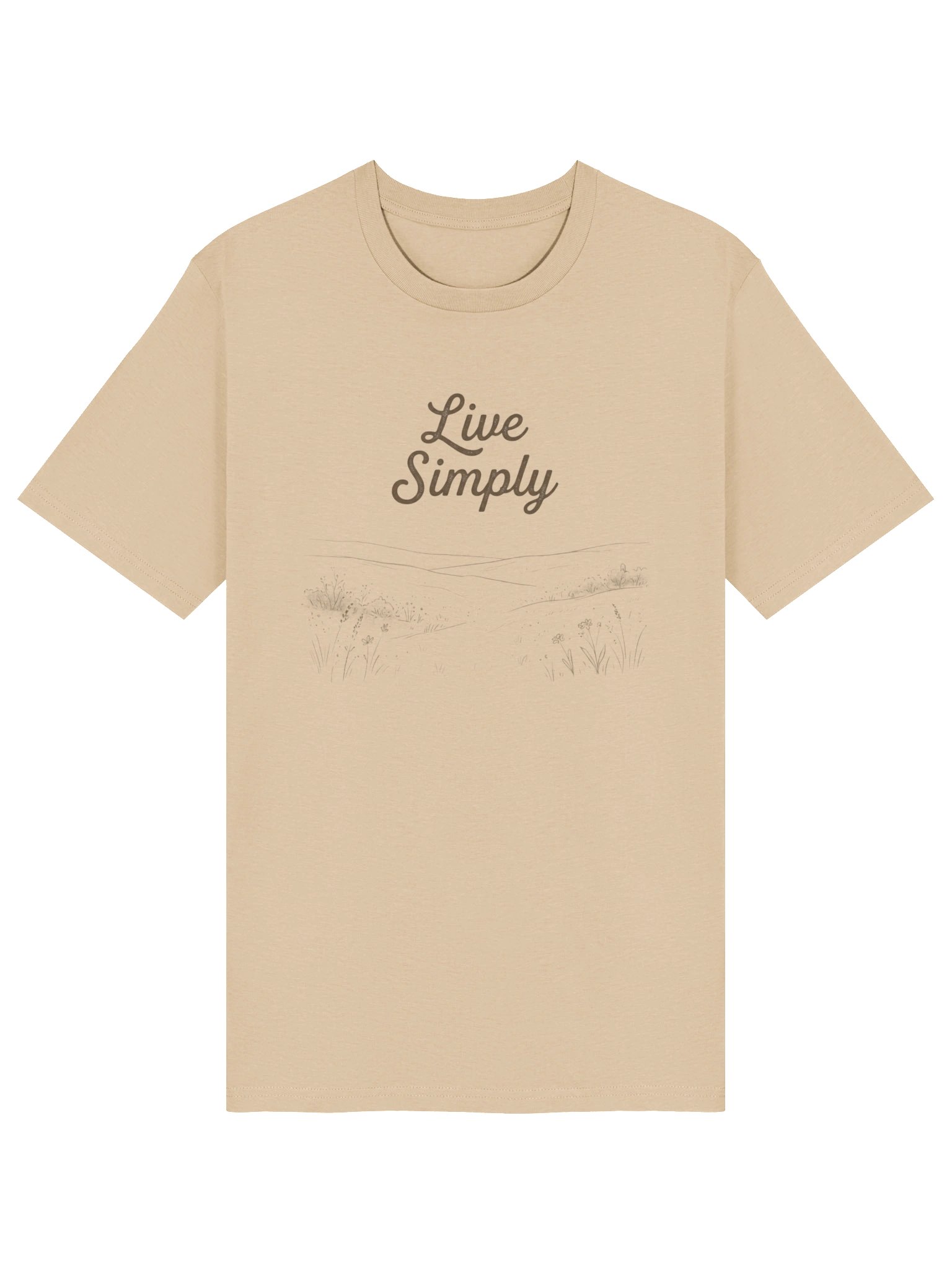 Live Simply T-Shirt – Minimalist Christian Life T-Shirt product image (2)