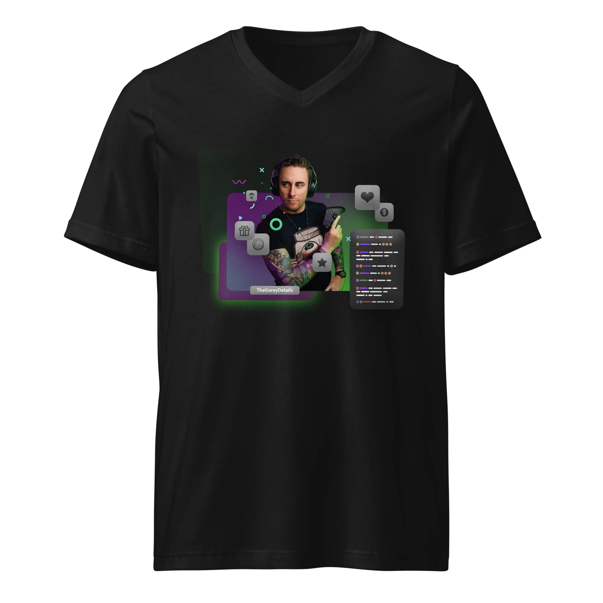 Chat Encouraged - Bella+Canvas Short Sleeve V-Neck Jersey T-Shirt product image (1)