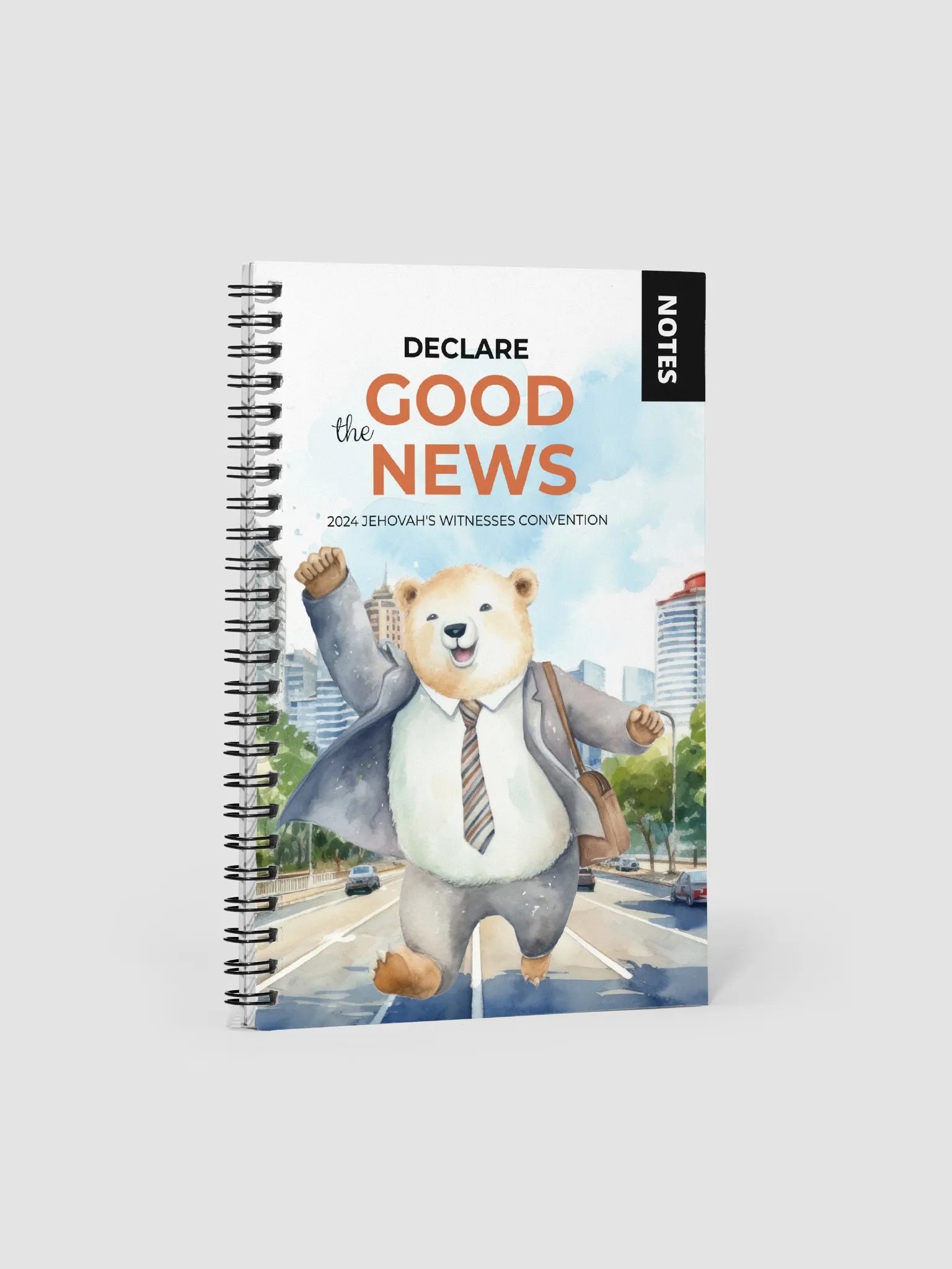 “Declare the Good News” Spiral Notebook – 2024 Jehovah’s Witnesses Convention Edition product image (1)