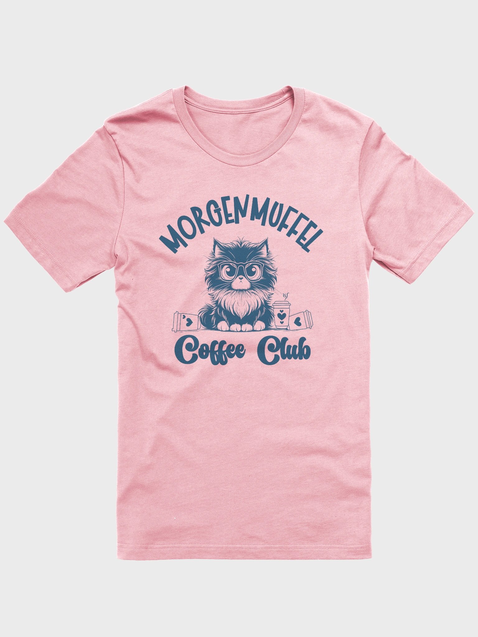 Morgenmuffel Cat Coffee Club T-Shirt product image (1)