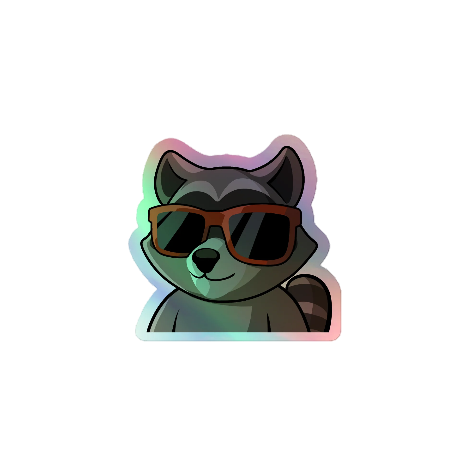 RespawnRaccoon Holographic Stickers product image (1)