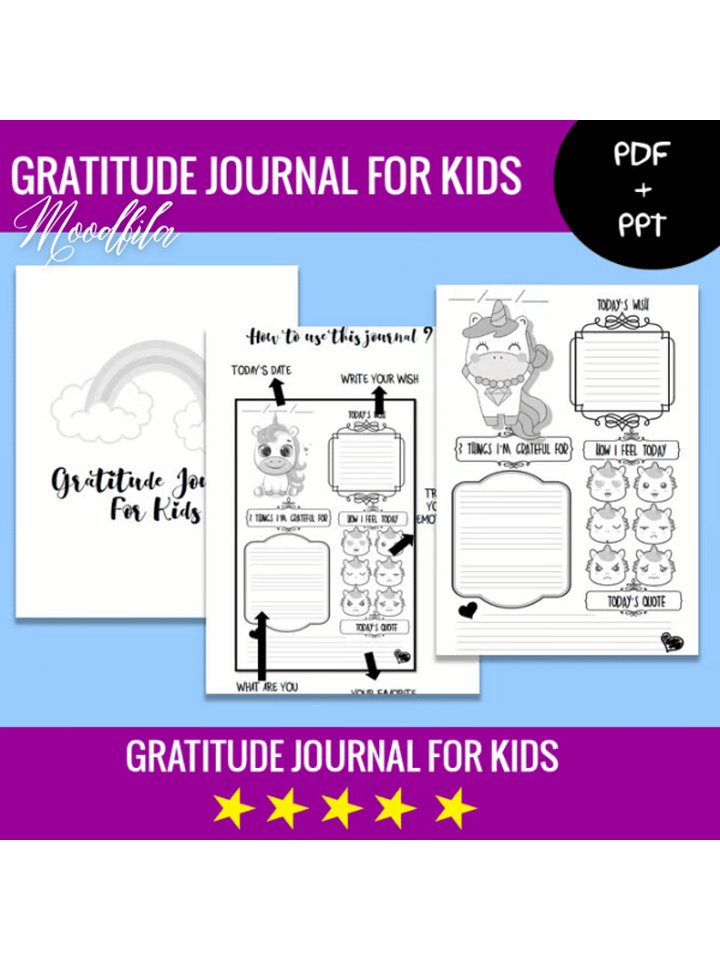 Gratitude Journal for kids - KDP Interior product image (1)