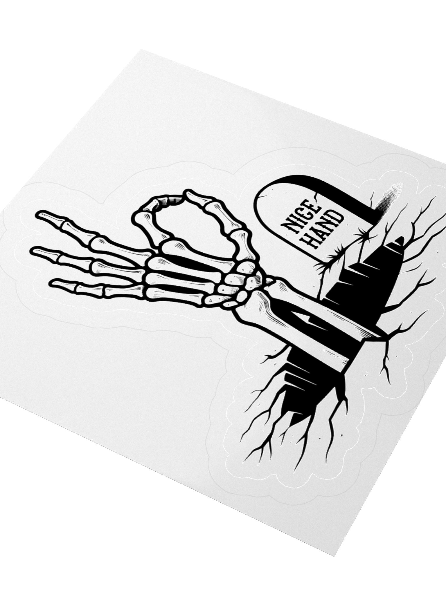 'Nice Hand' Sticker product image (3)