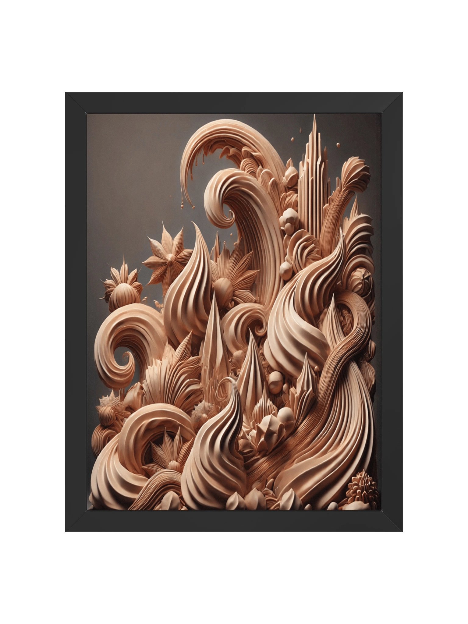 MOCHA MOUSSE | Framed Art Print product image (2)