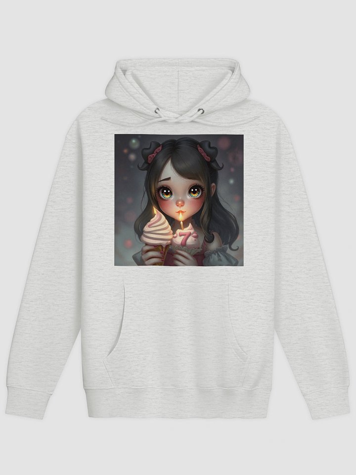 Whimsical 7th Birthday Cupcake Hoodie product image (1)