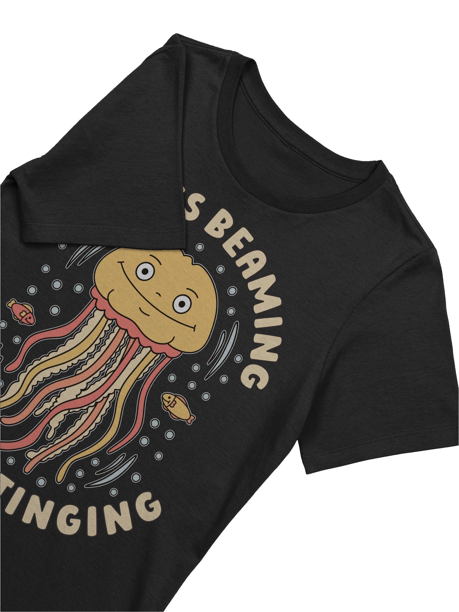 Always Beaming Never Stinging Cute Silly Funny Jellyfish Women's Relaxed-fit T-shirt product image (2)