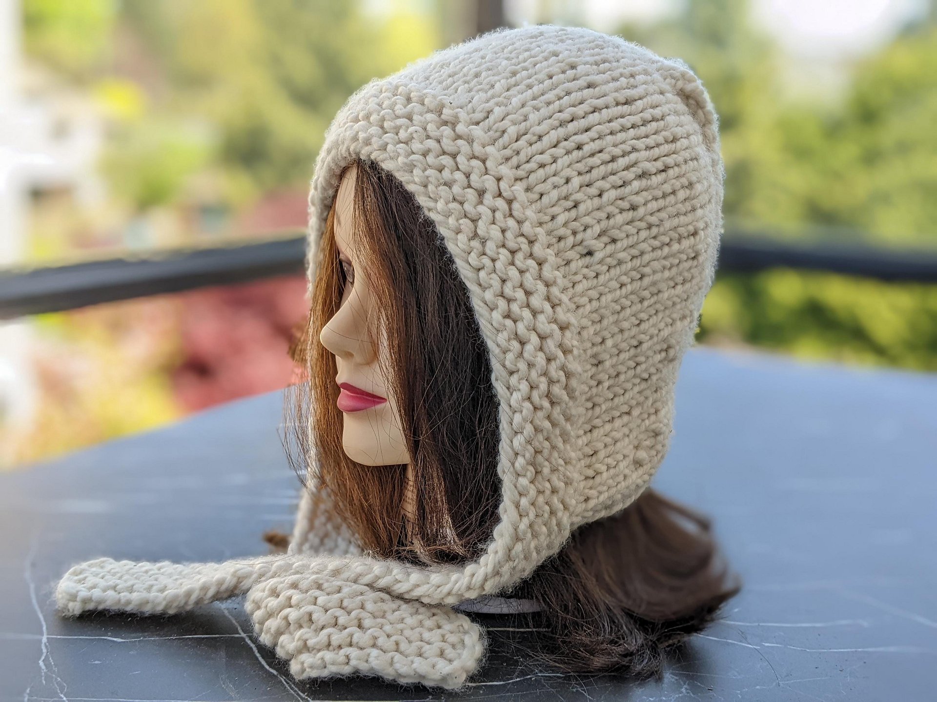 Super Bulky/Chunky Knit Bonnet Pattern product image (9)
