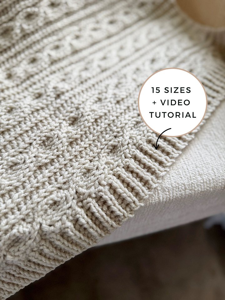 Deidra Crochet Afghan Blanket Pattern product image (1)