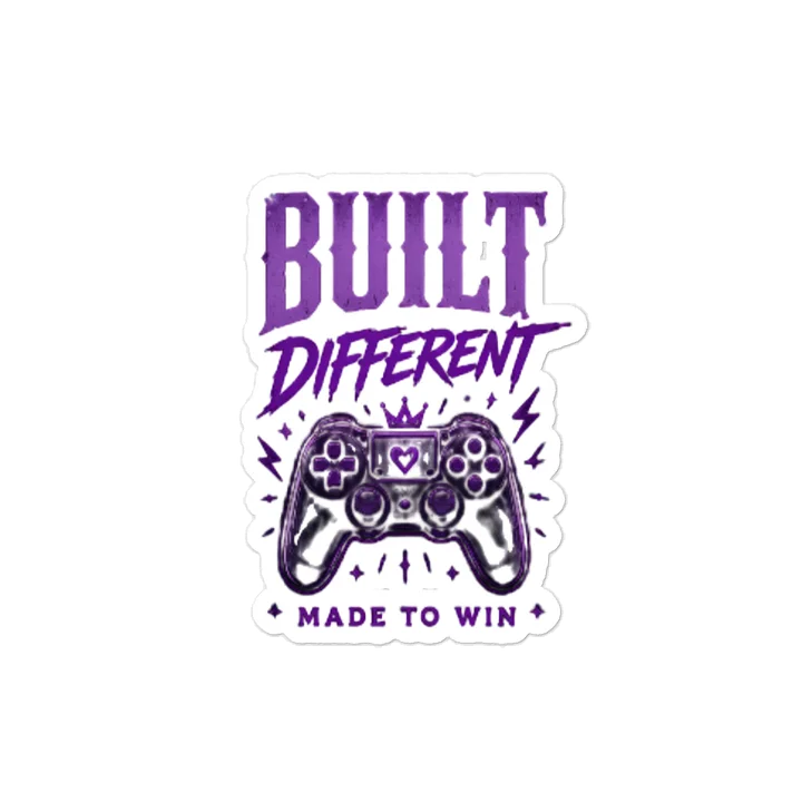 Built Different Gamer Decals product image (2)