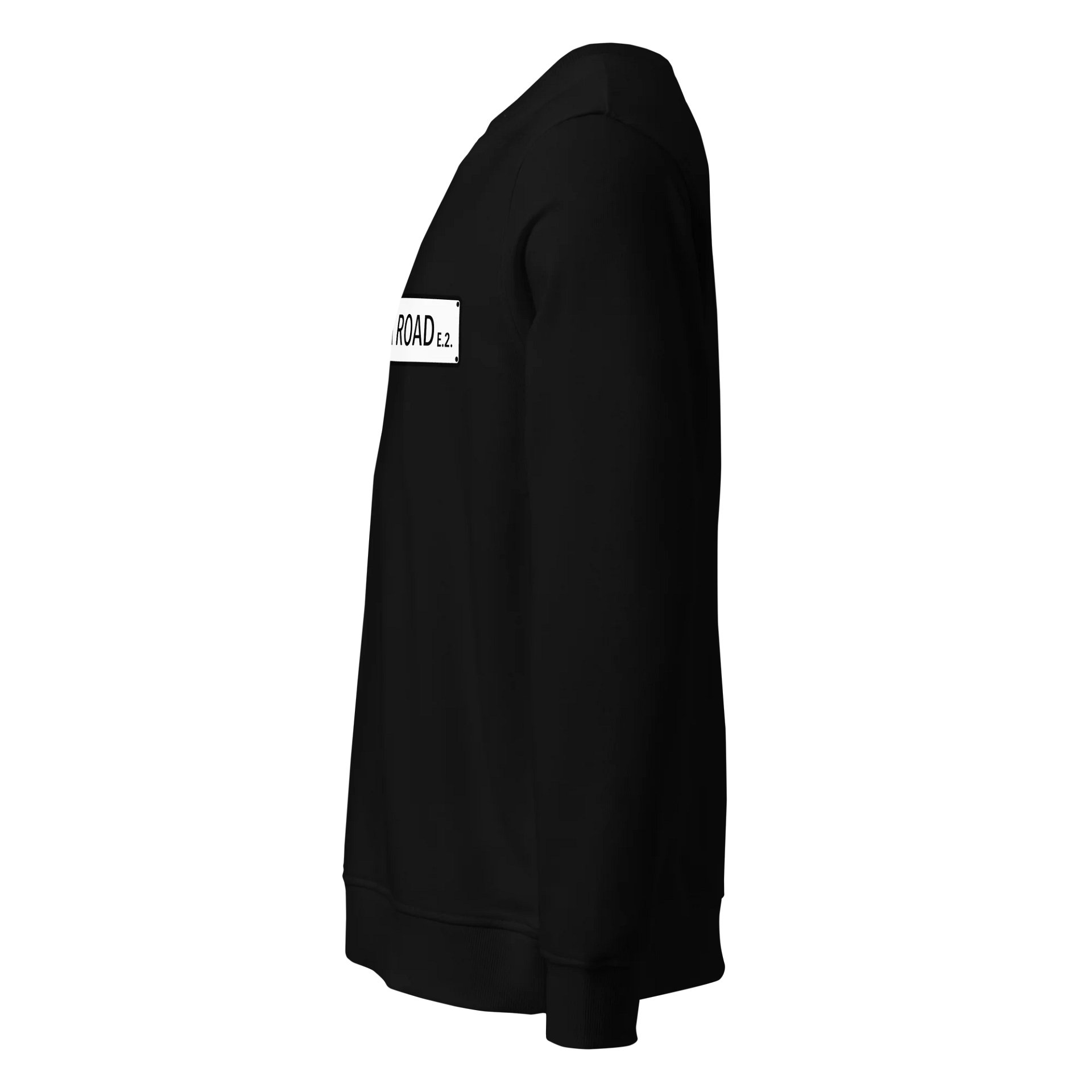 Columbia Road E.2. Unisex Organic Sweatshirt (Black) product image (3)