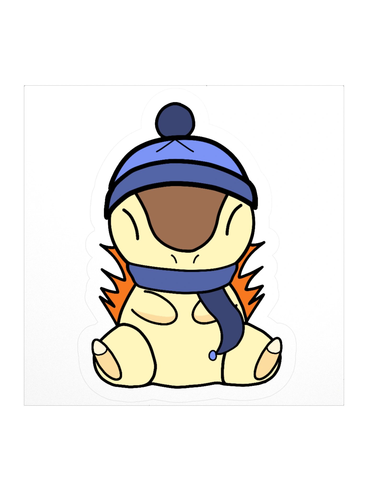 Winter Hedgehog Sticker product image (2)