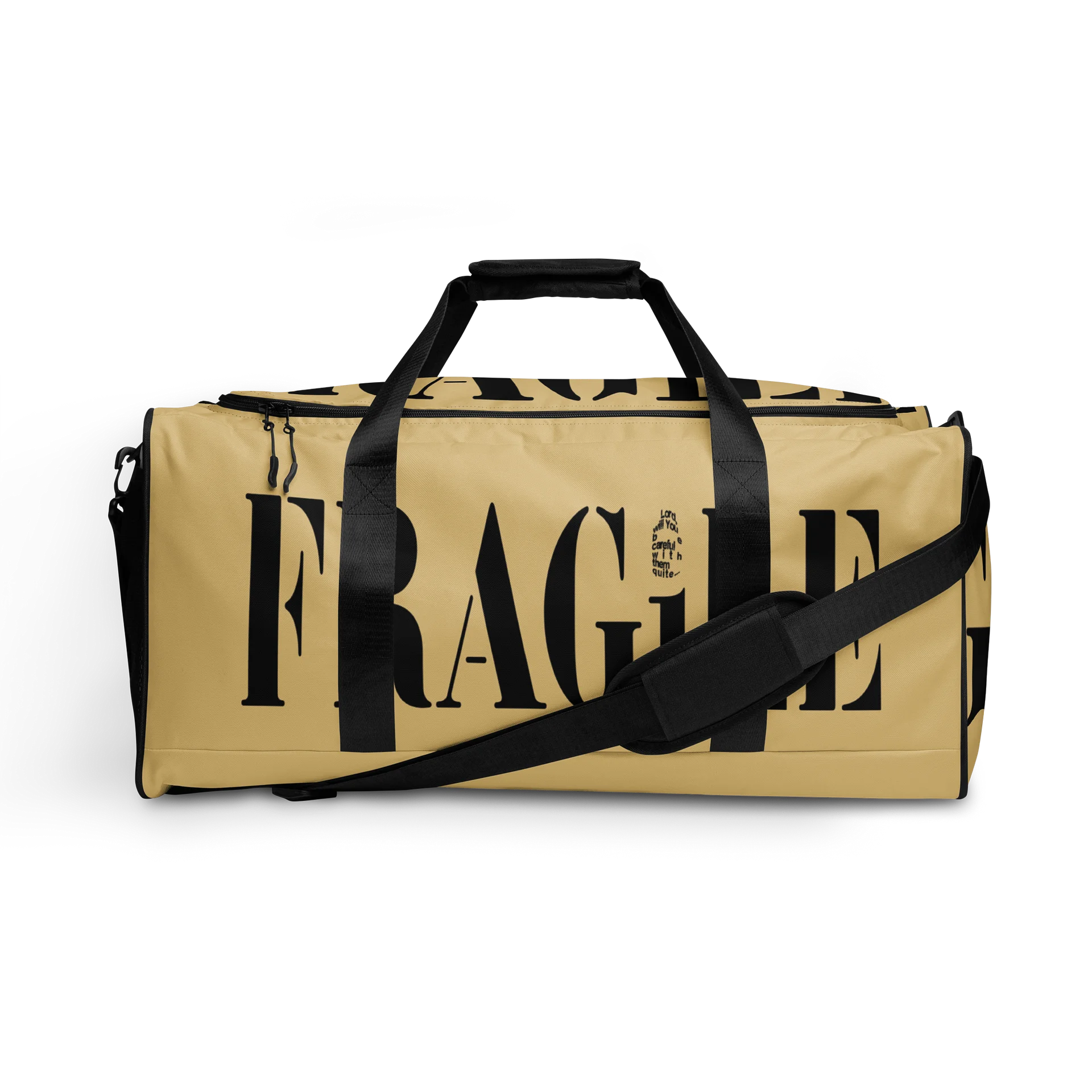 FRAGiLE Tan Duffel Bag product image (1)