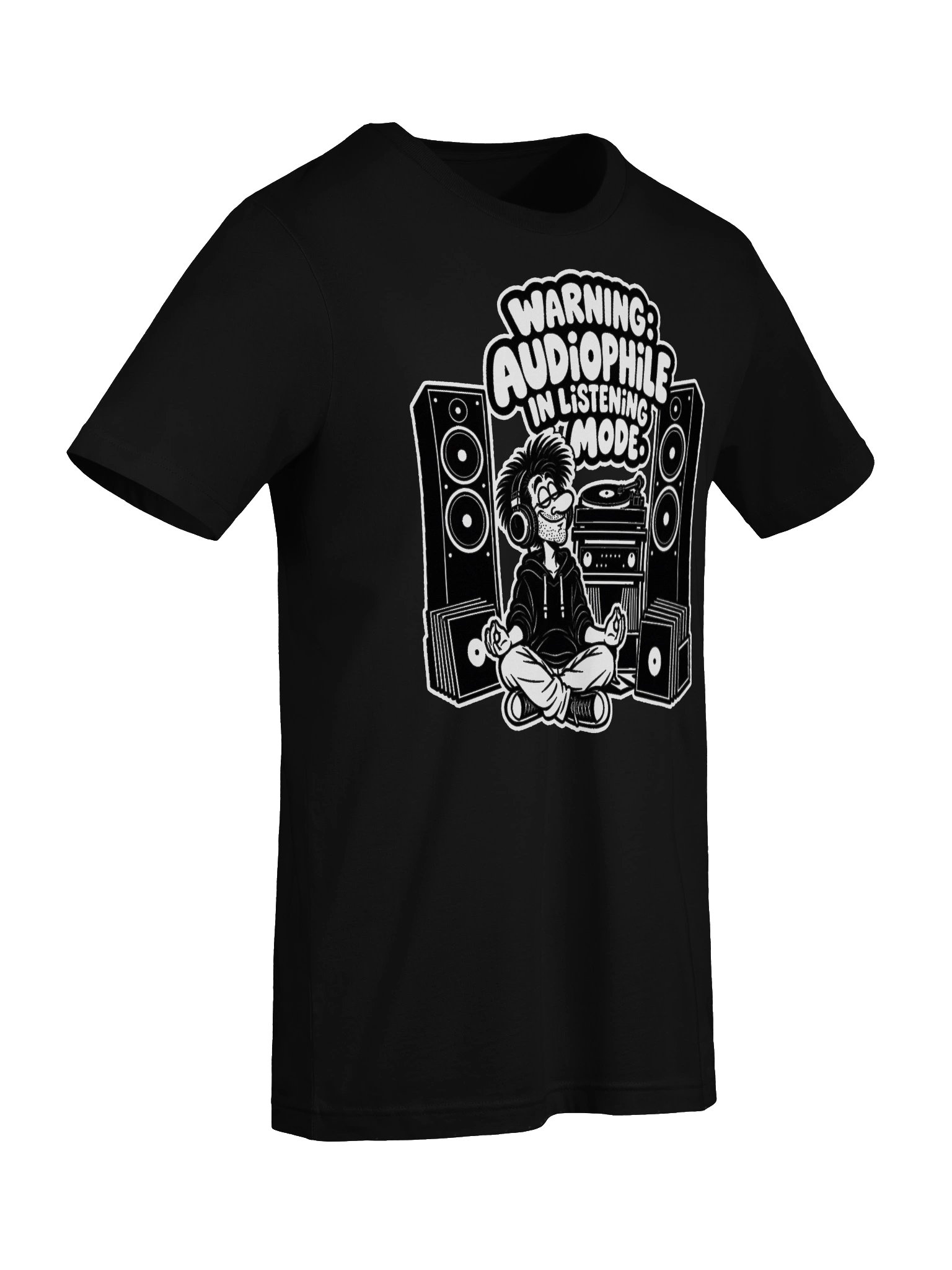 Warning Audiophile in Listening Mode - Unisex T-shirt product image (7)