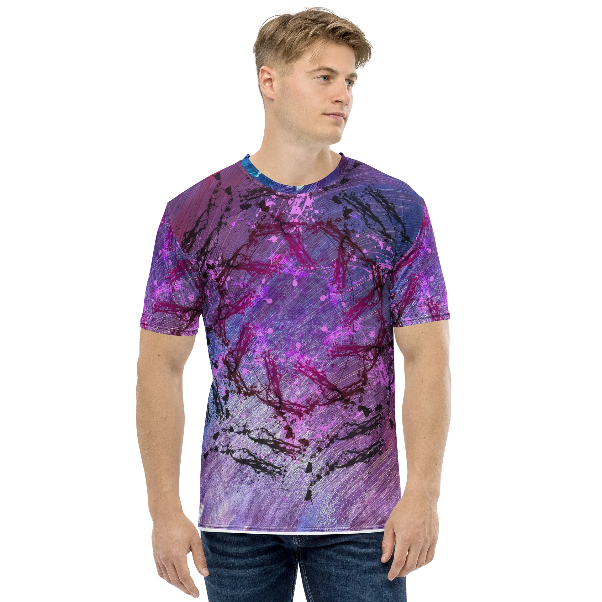 Violet Singularity Men's Crew Tee product image (2)