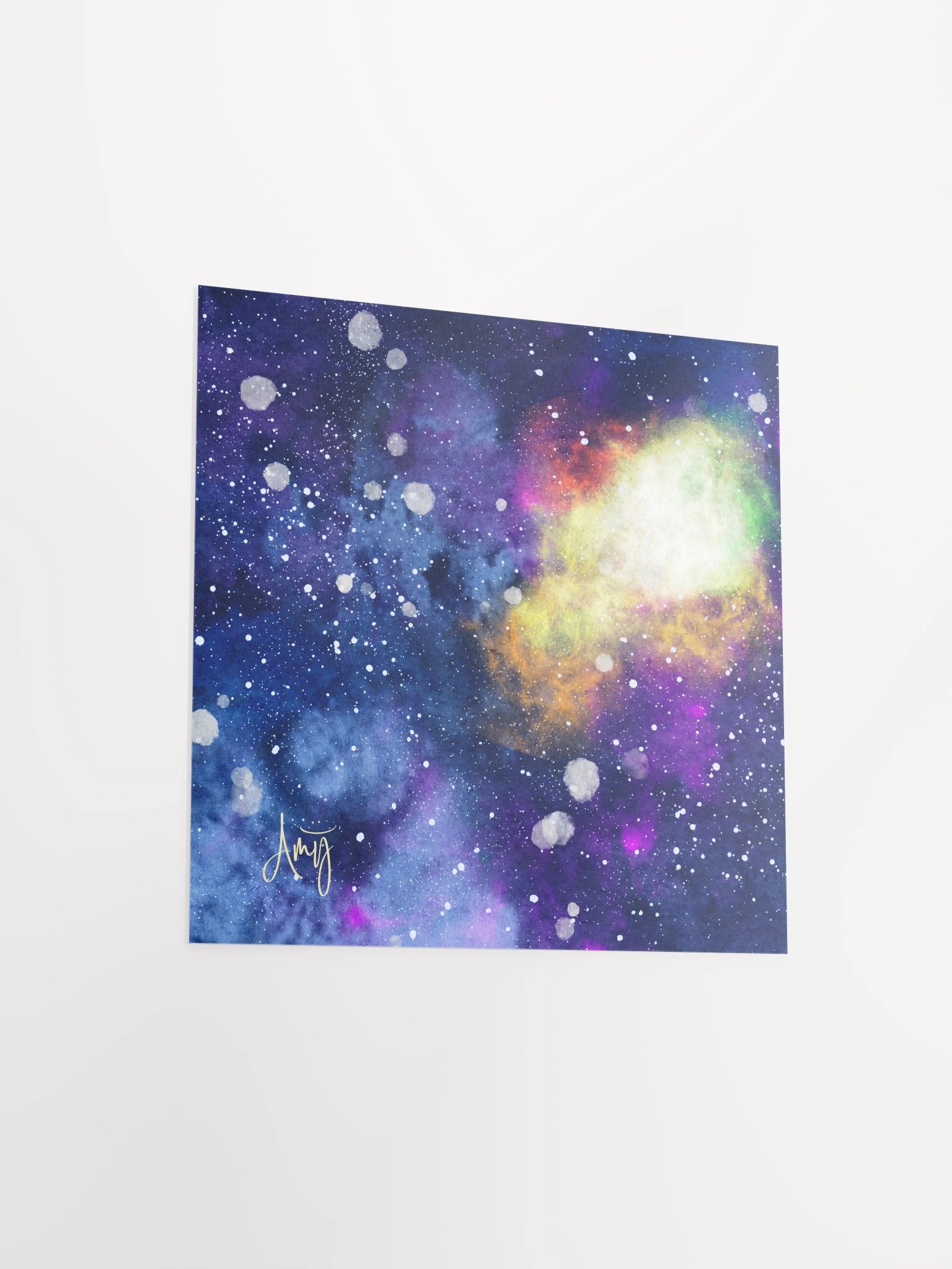 Watercolor Galaxy Wall Art product image (3)
