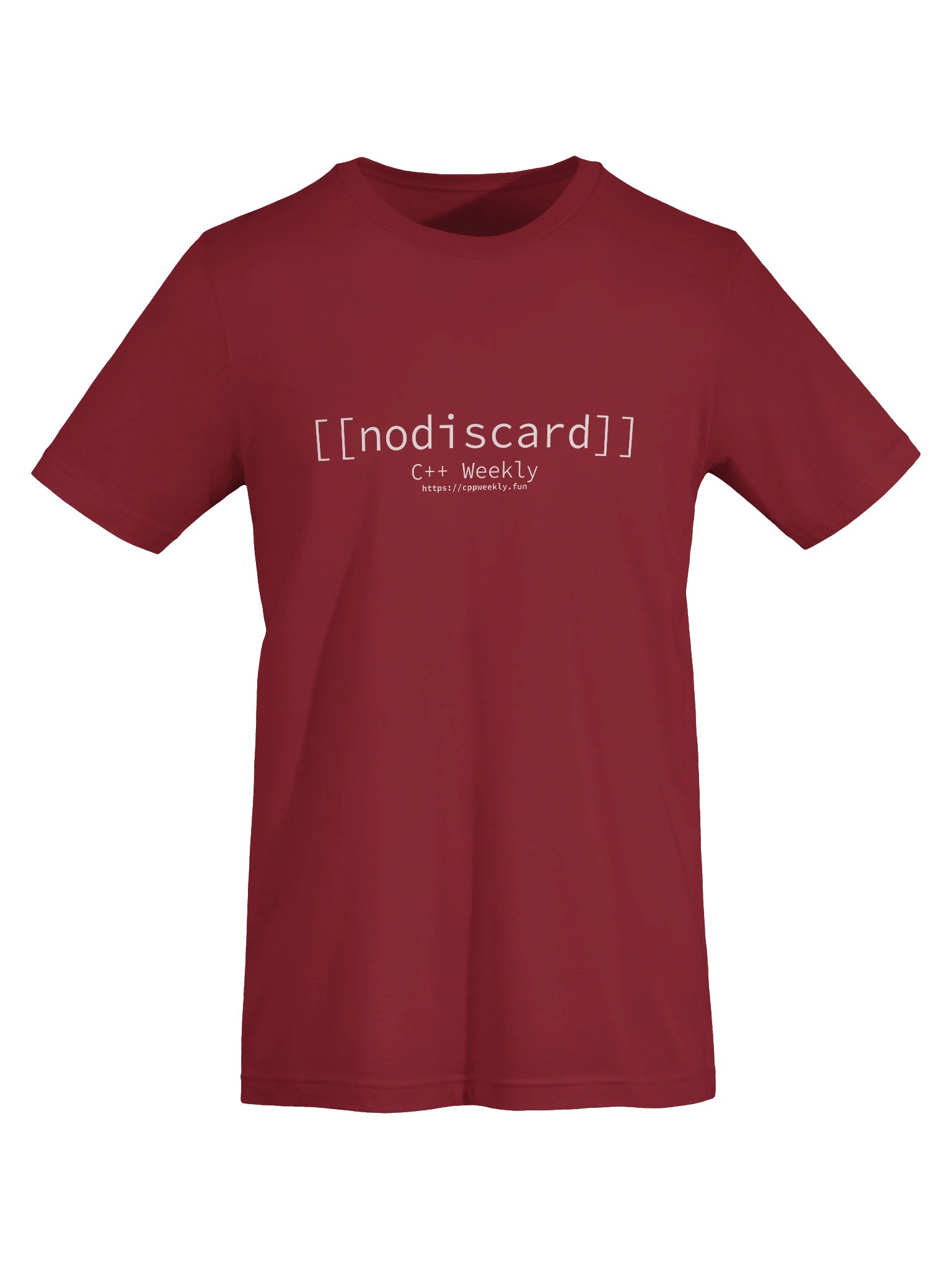 C++ Weekly - [[nodiscard]] - t-shirt product image (7)