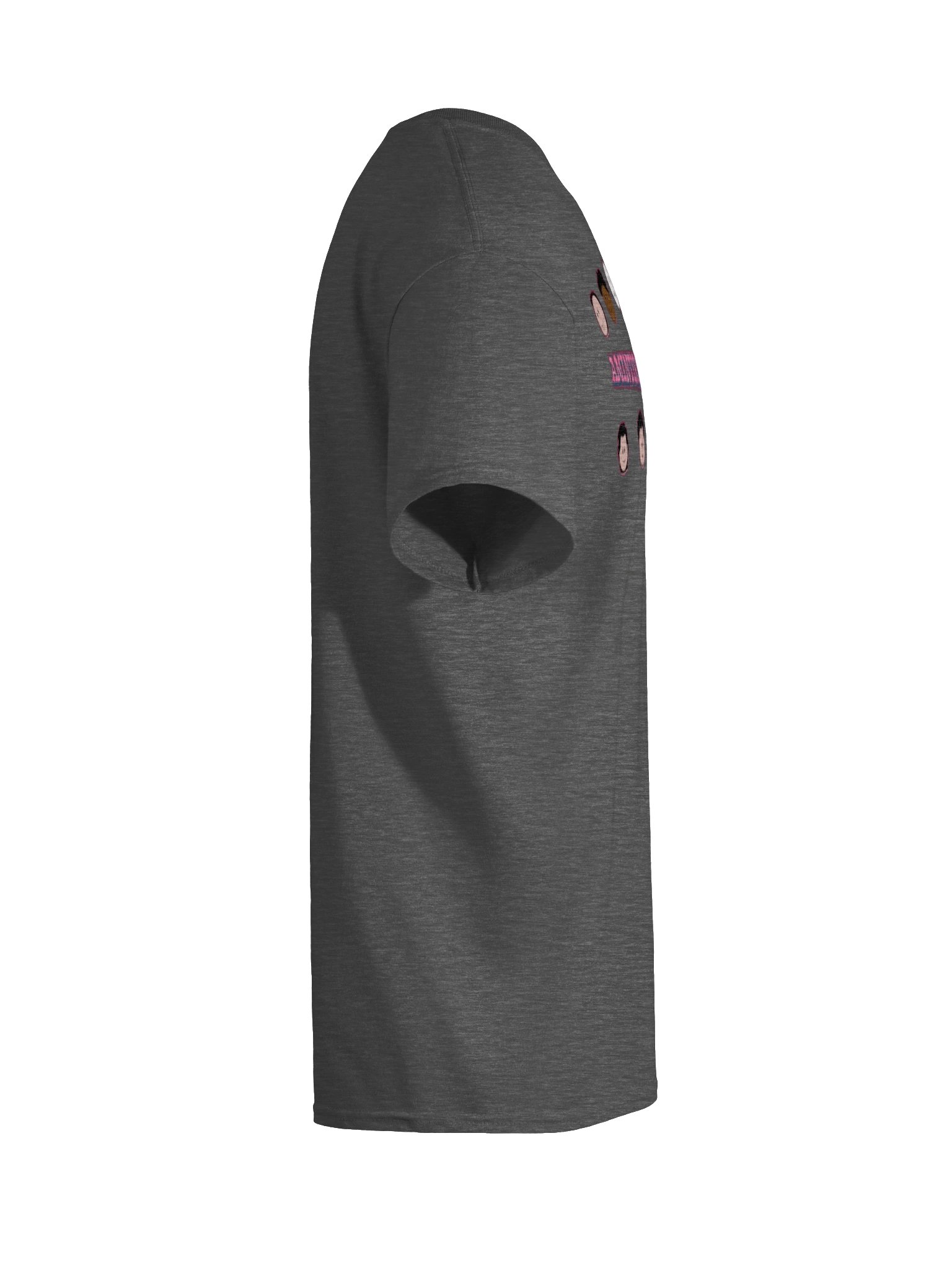 👕 Tricou Gri Grafit Melanj Damă „Amintiri Din Copilărie” – Personajele product image (10)
