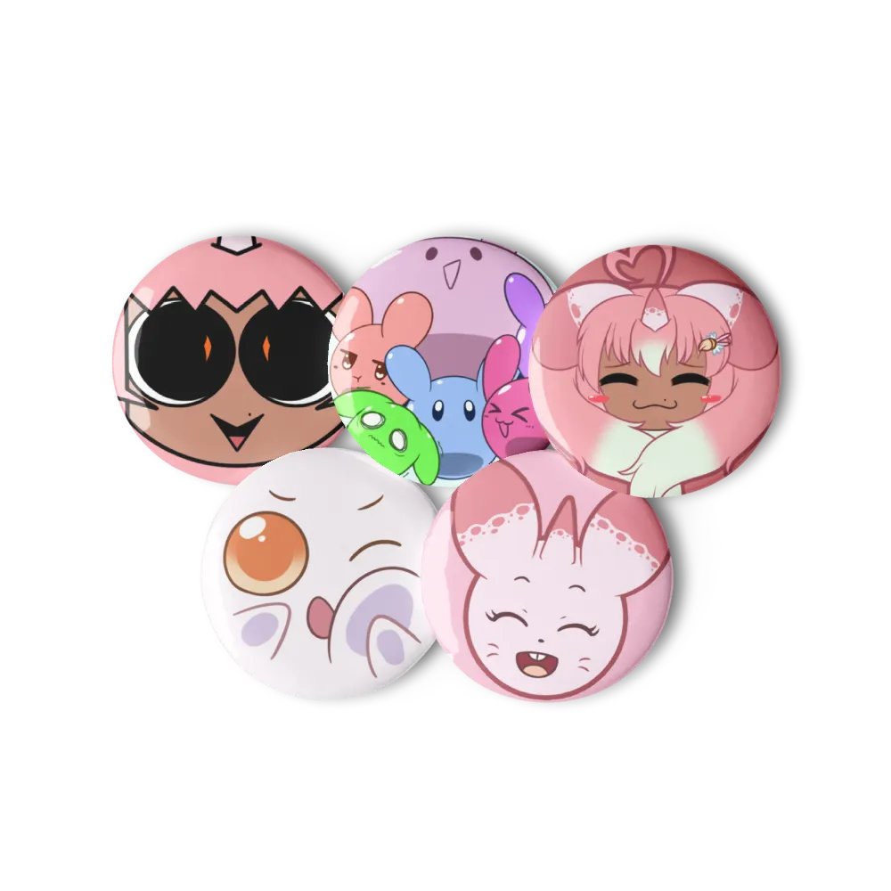 Jammy and Co. Pin Button Set (5PCs) product image (2)