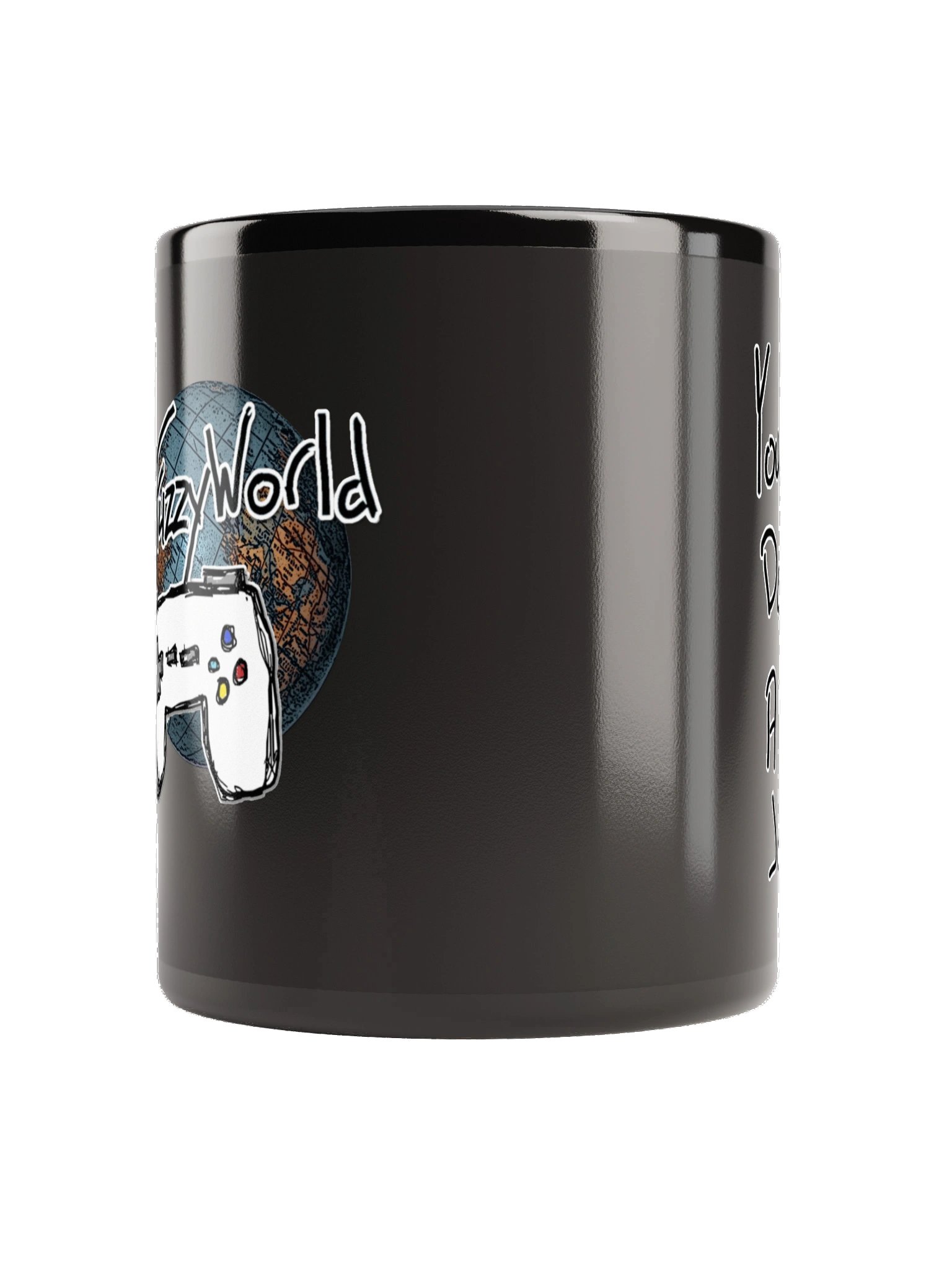 2026 A Fuzzy World Black Mug product image (3)