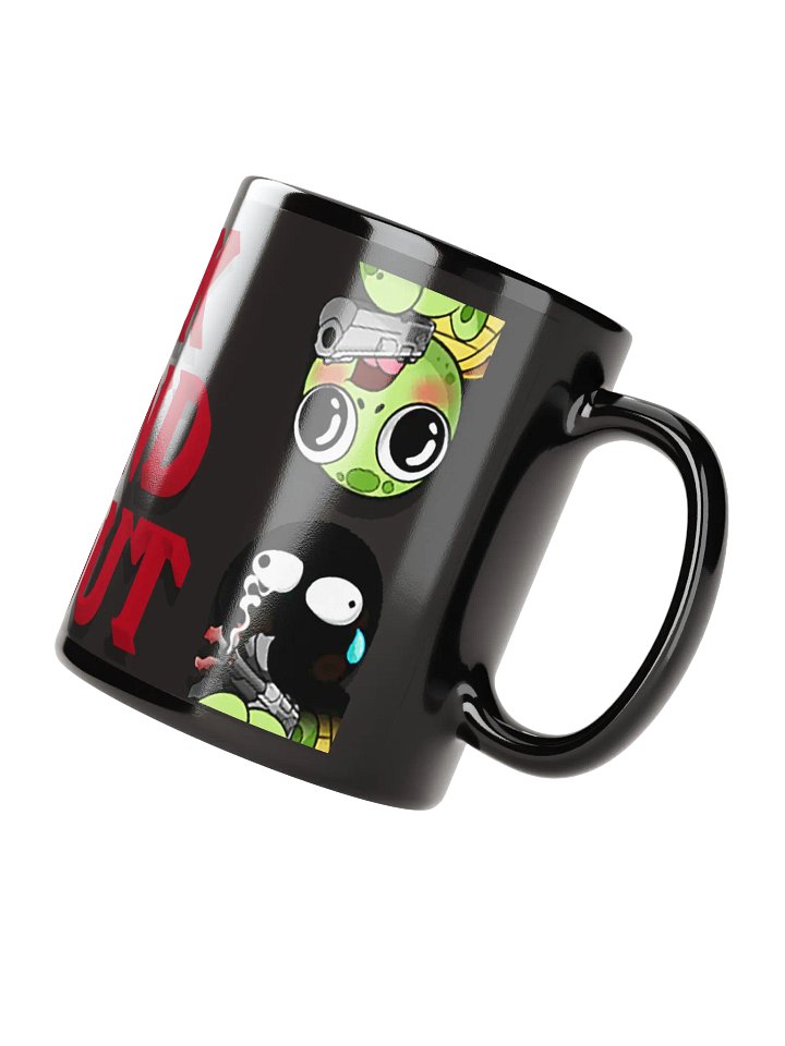 WOMBLE'S F AROUND BLACK MUG product image (3)