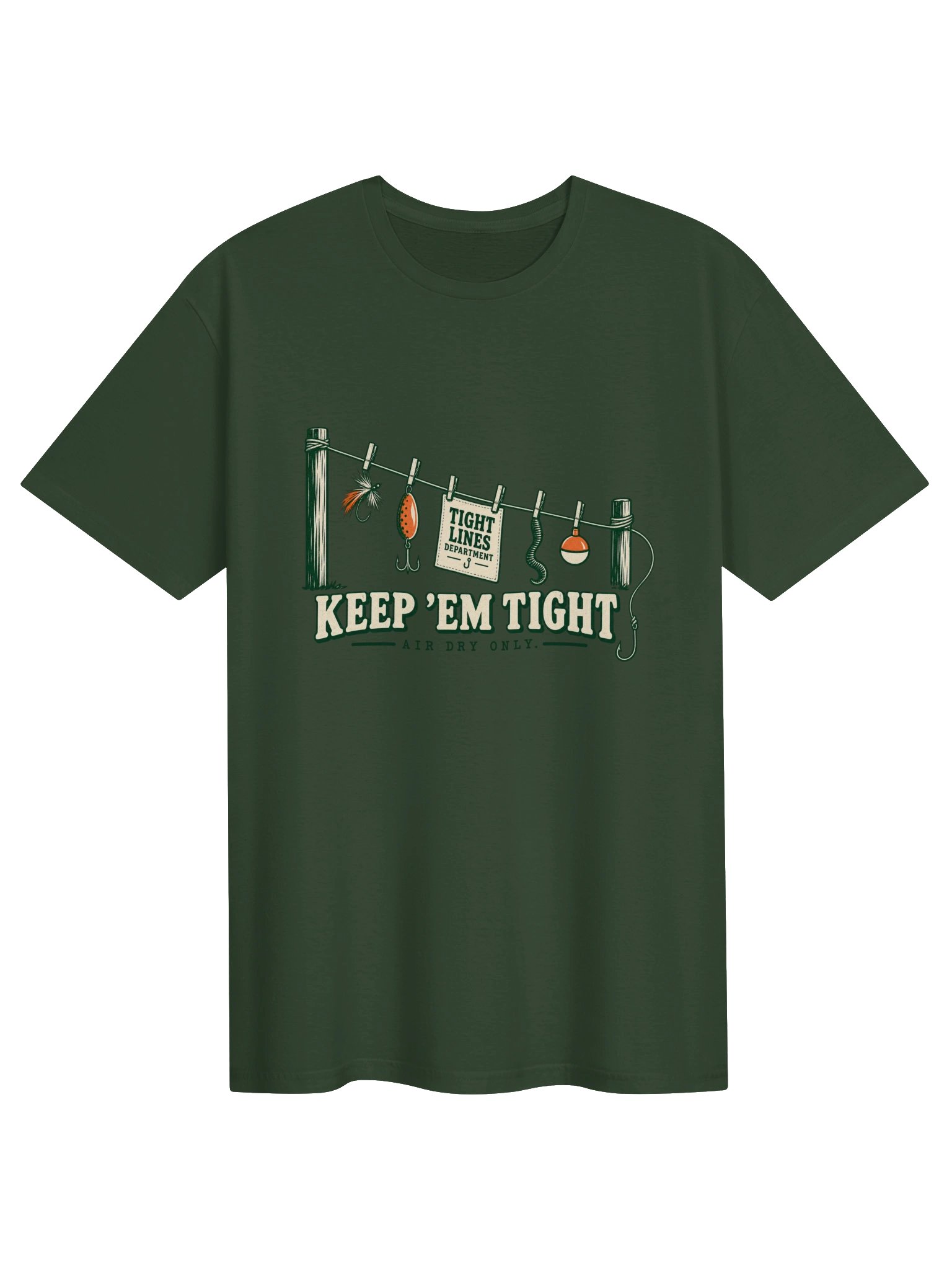 Tight Lines Department T-Shirt product image (41)