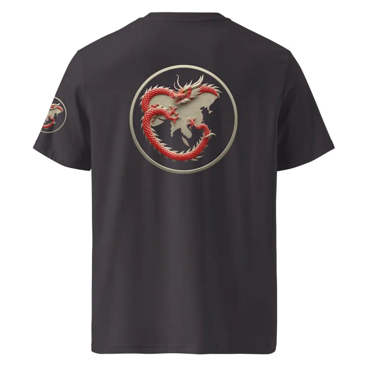 Fierce Dragon Coiled Organic T-Shirt product image (20)