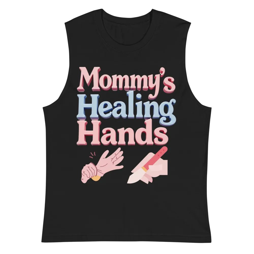 Mommy's Healing Hands Muscle Tank product image (3)