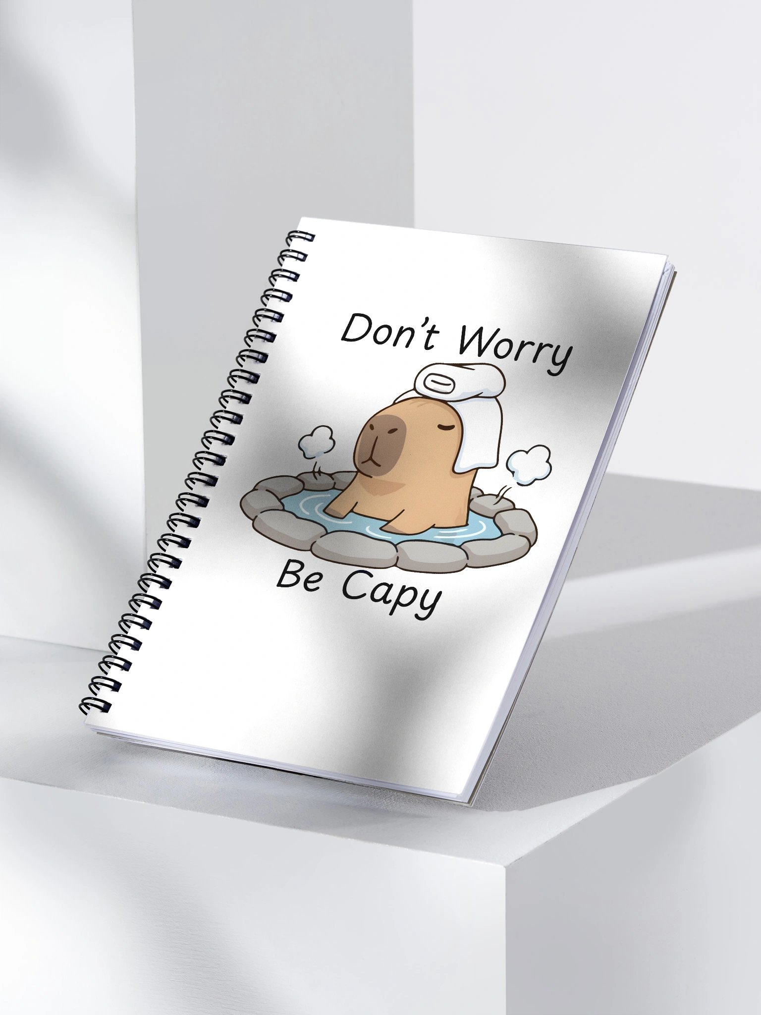 Don't Worry Be Capy Notebook product image (3)