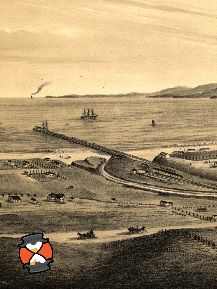 Santa Monica 1877 (Unframed Poster Print) product image (2)