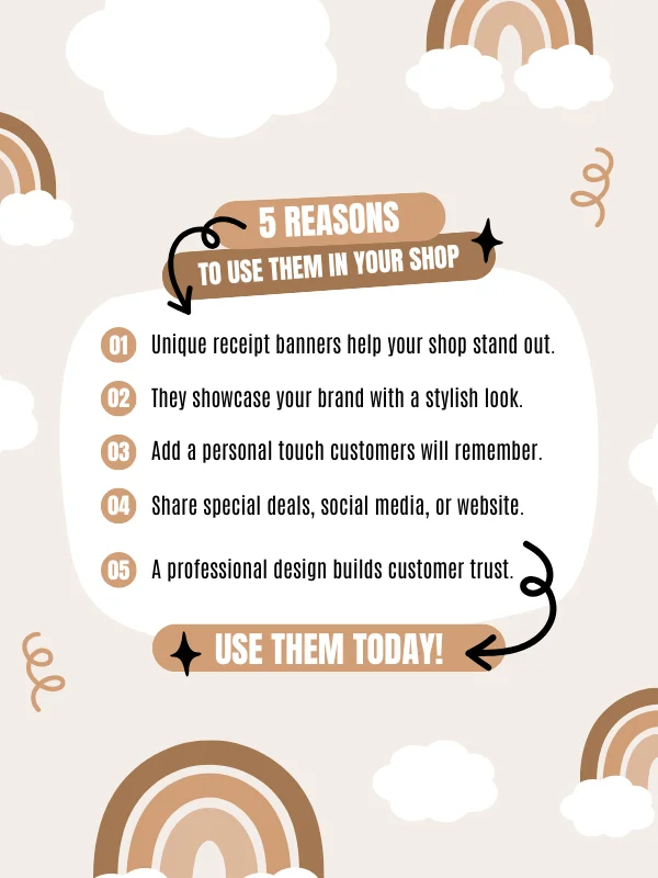 MRR/PLR Etsy Order Receipt Banner Template product image (4)