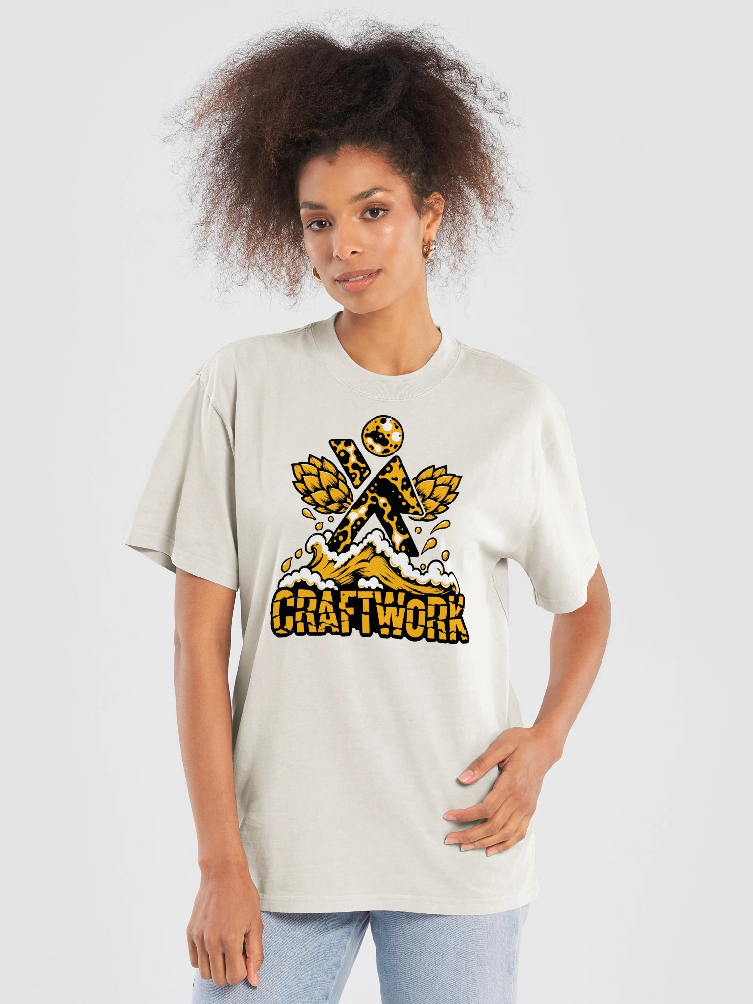 CRAFTWORK — Signature Unisex Oversized T-Shirt product image (5)