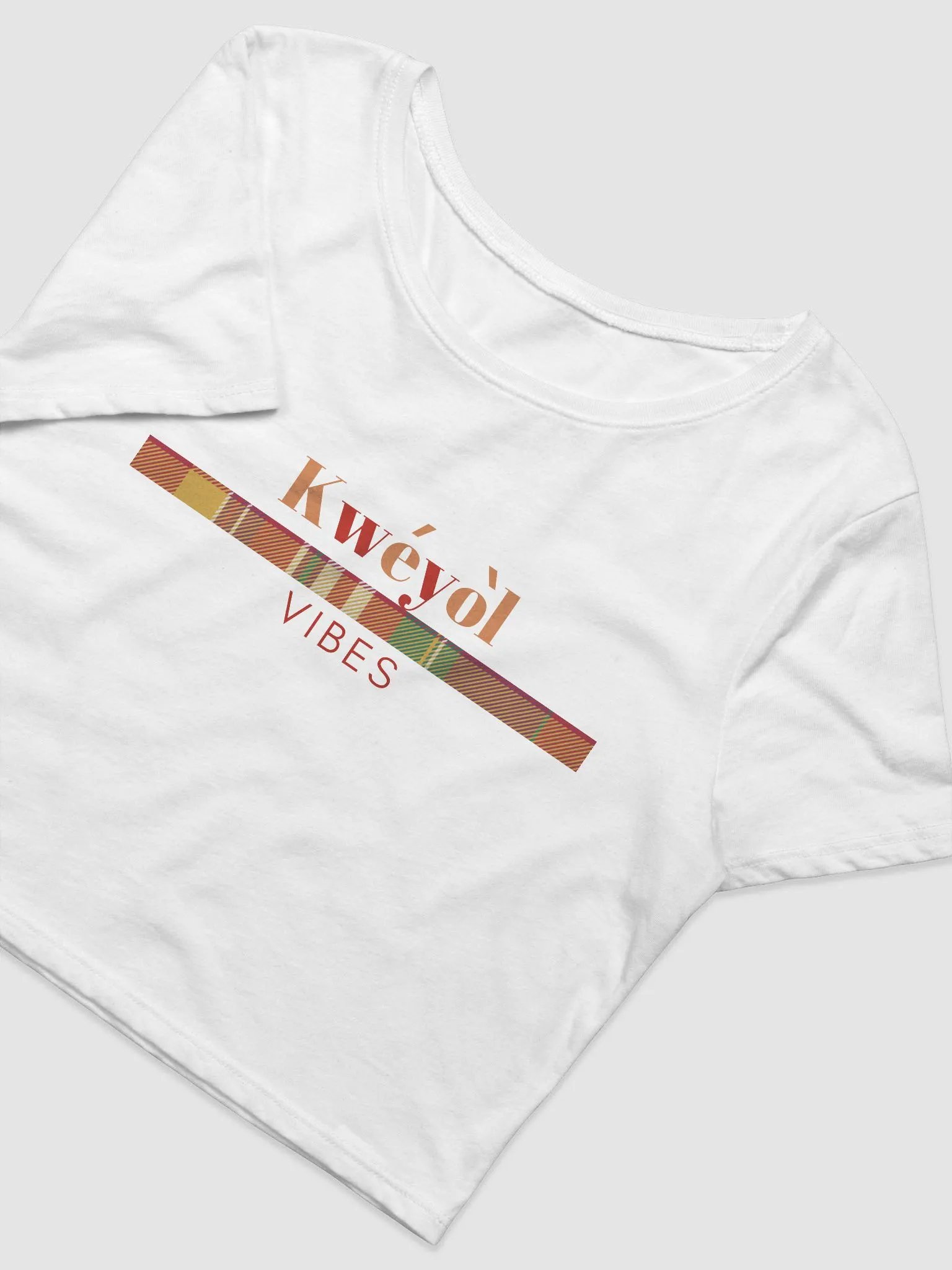 Kwéyòl Vibes Crop Tee product image (15)