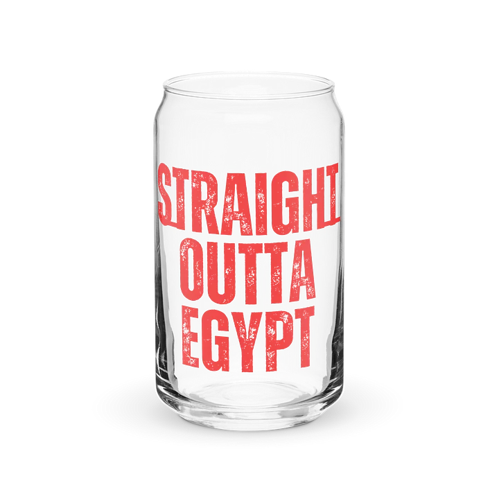 Straight Outta Egypt Can-Shaped Glass product image (2)