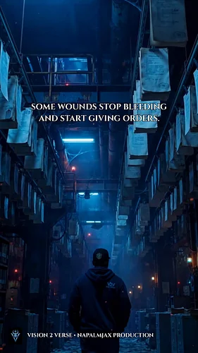 Some wounds stop bleeding and start giving orders.
Tomorrow, Lane 03 opens. Follow Paper Screams.