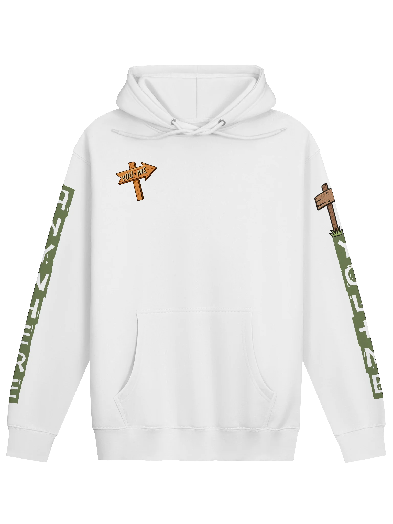 You + Me Anywhere – Northwoods Trail Sign Hoodie product image (1)