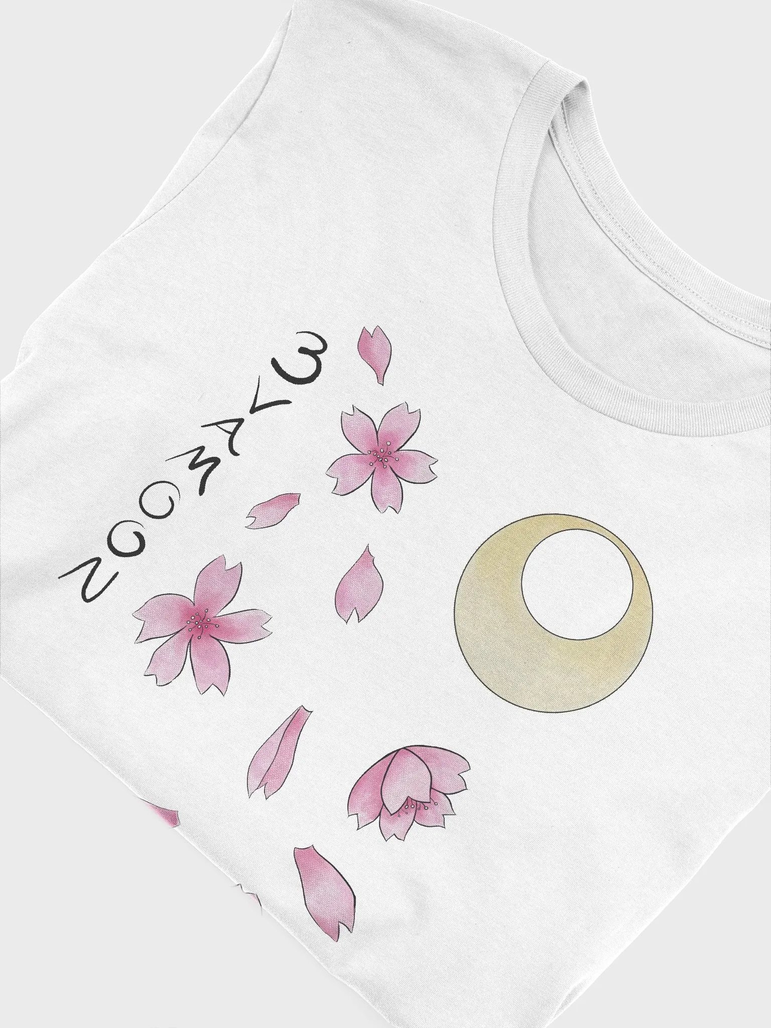 Sakura Moon Watercolor Unisex Light Tee product image (35)