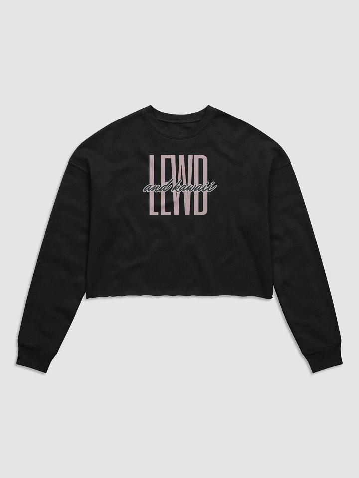 Lewd and Kawaii Cropped Sweater product image (1)