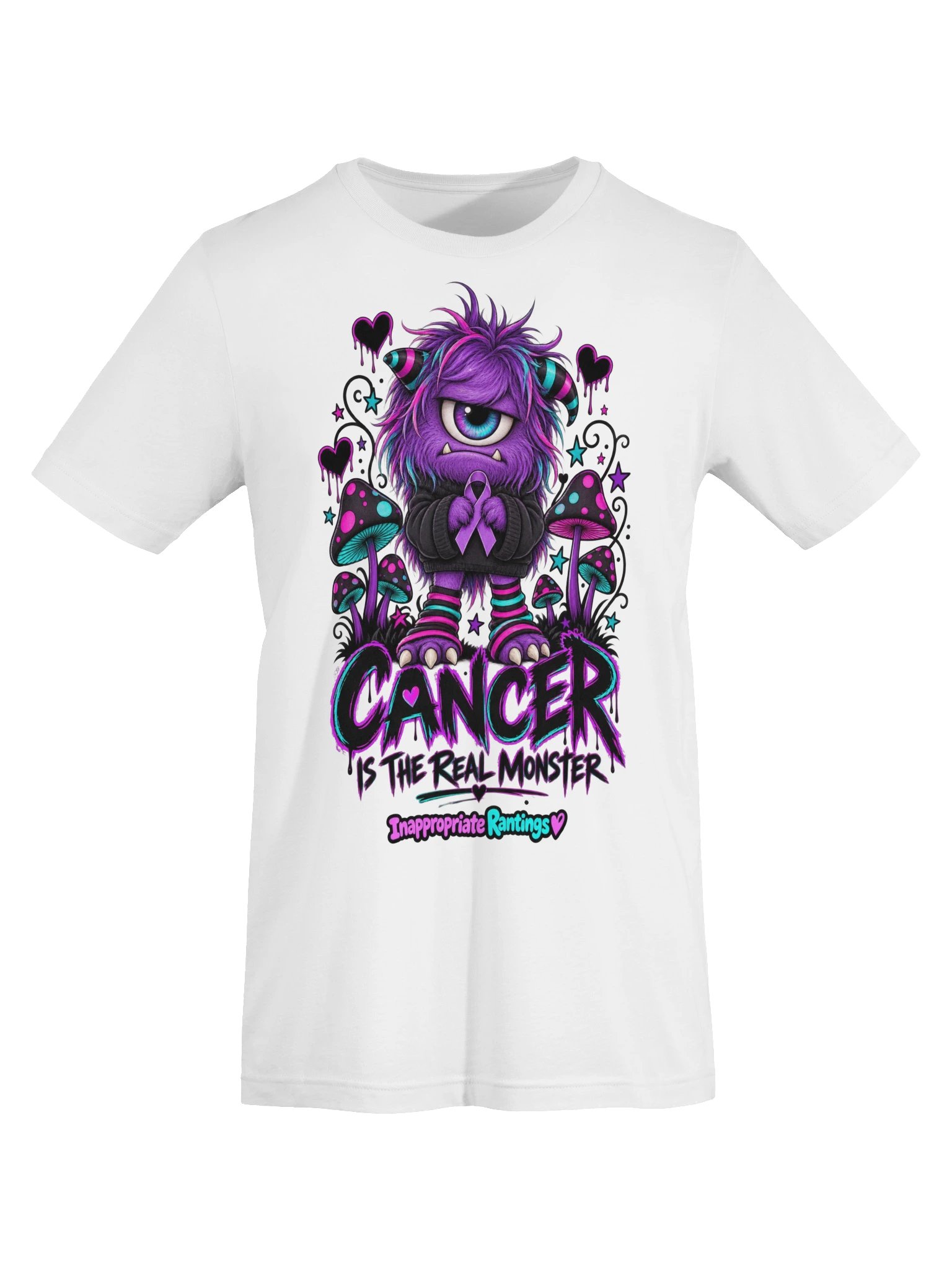 Cancer Is The Real Monster Tee product image (41)