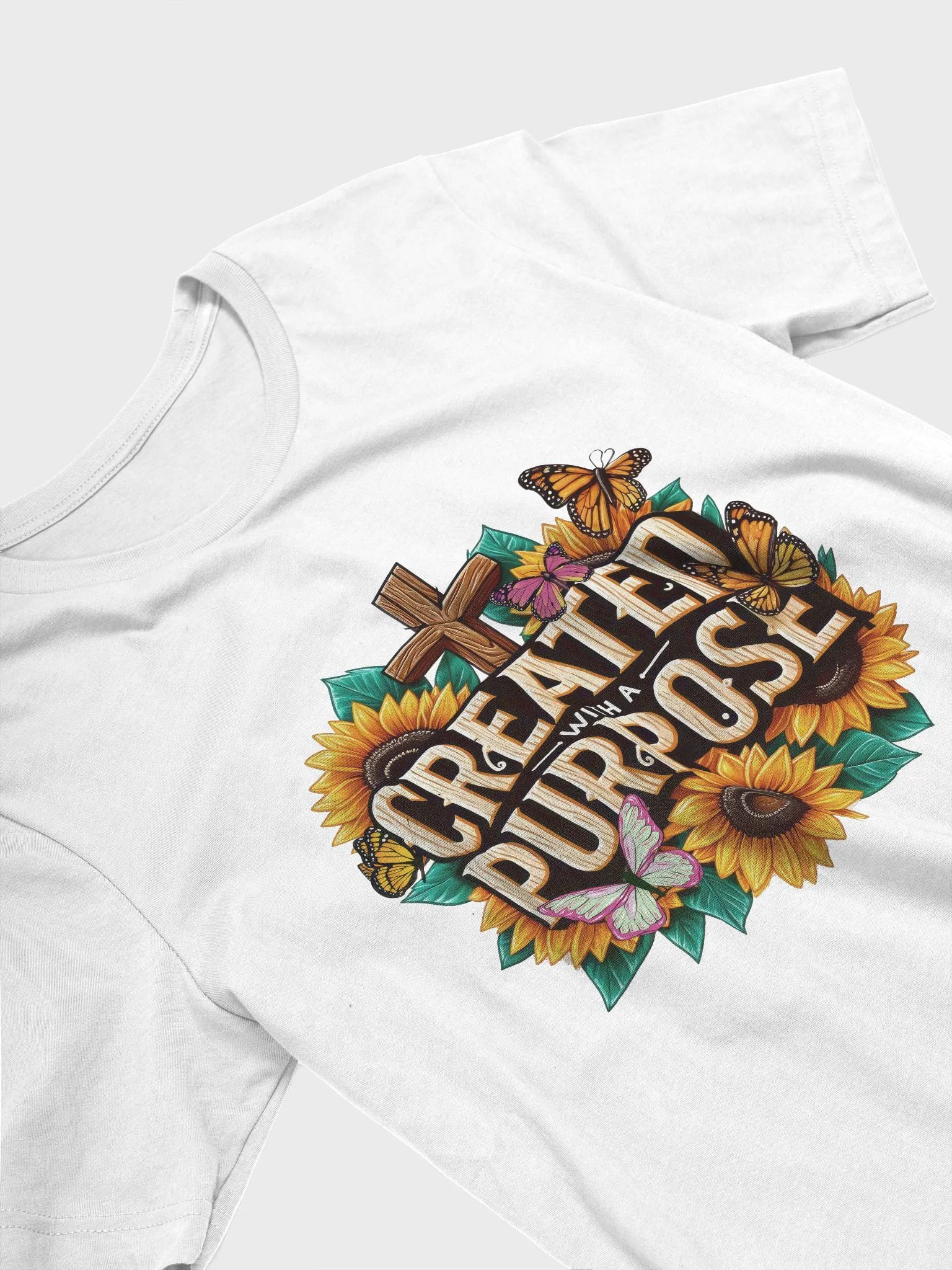 Created With a Purpose Blossom Tee product image (4)