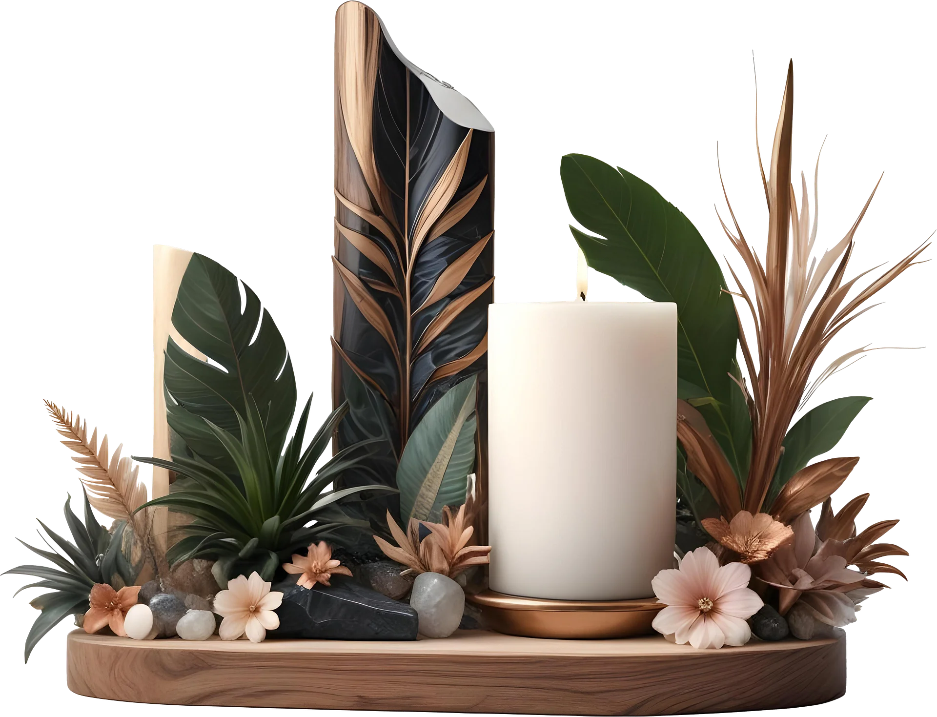 Collection: Dream of Eternity – Art Deco Candle Arrangement png product image (1)