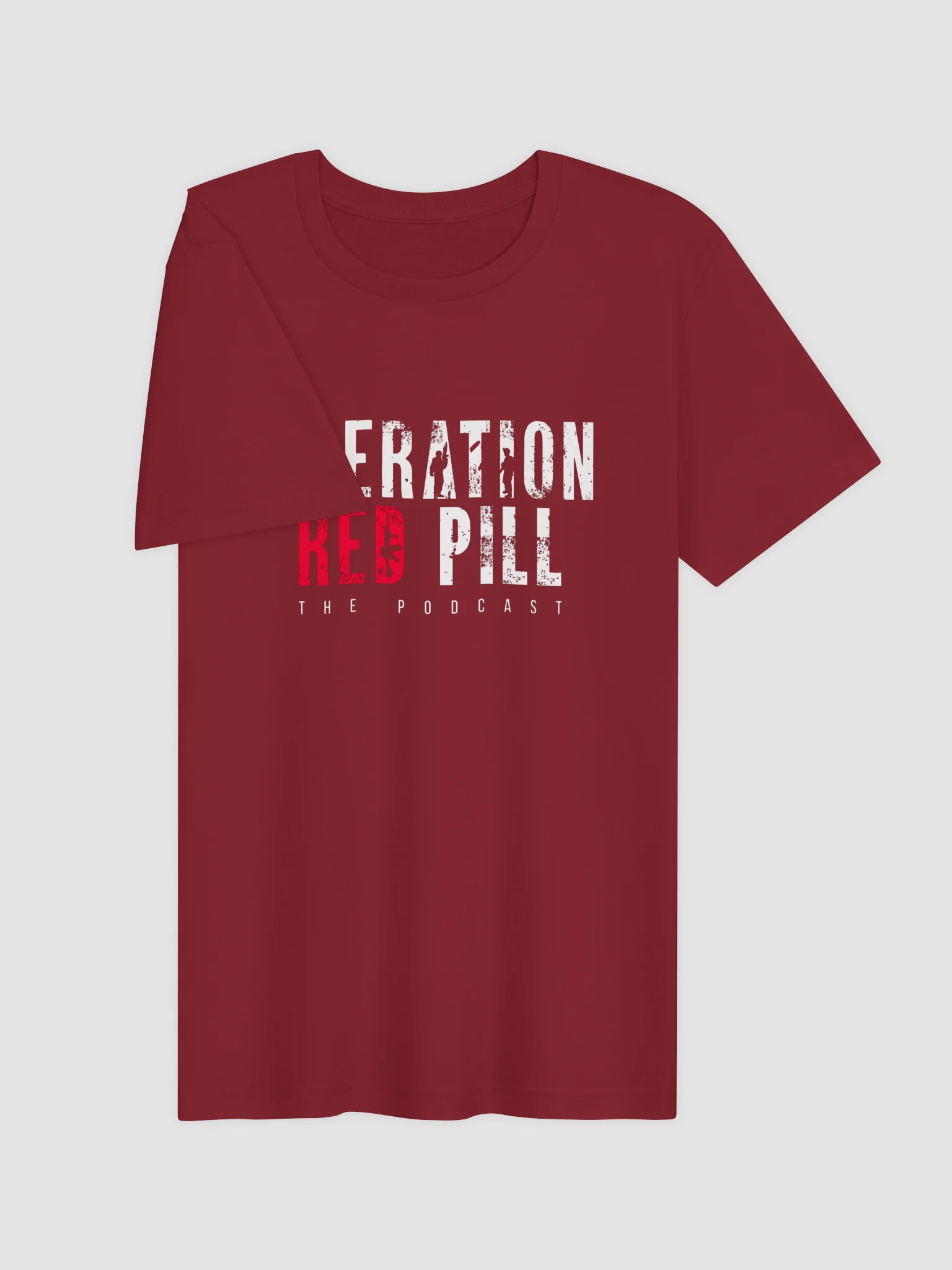Operation Red Pill T-shirt (White Lettering) product image (3)