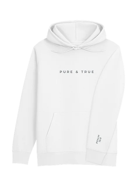 PURE &amp; TRUE ORGANIC UNISEX HOODIE
