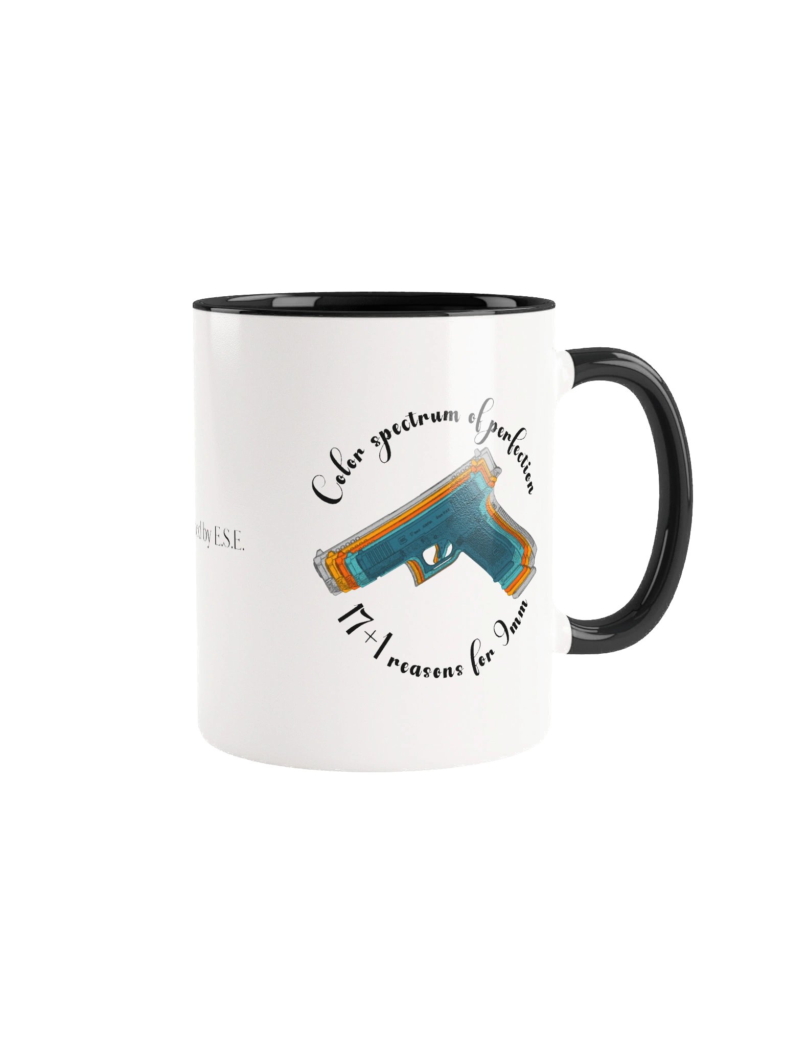 Glock 17 Spectrum - 17+1 Gründe für Perfektion Design Ceramic Mug product image (5)