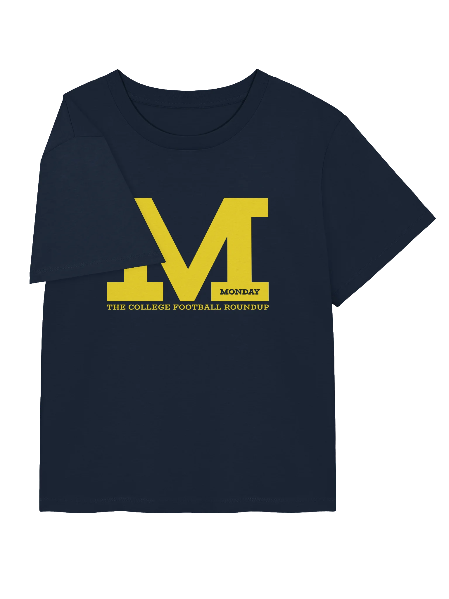 College Football Roundup Ladies Tee Shirt (Yellow) product image (3)
