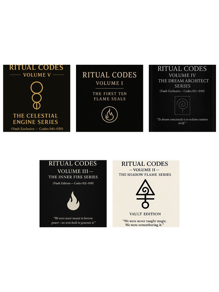 🔒 RITUAL CODES  CORE FOUNDATIONS BUNDLE (Codes 001–050) BUNDLE product image (1)