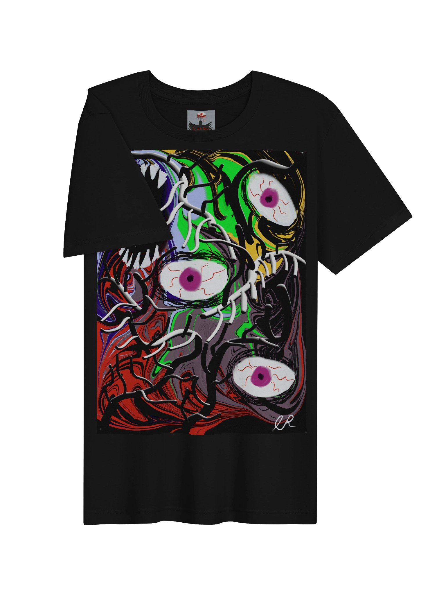 Chaos Creature Abstract Graphic Tee product image (3)